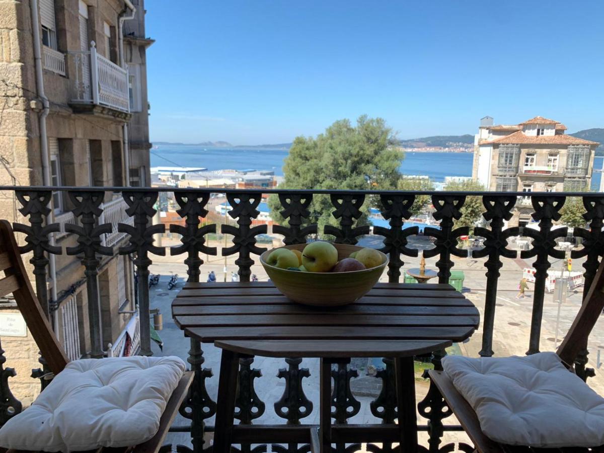 Refugio De Paz Y Encanto En El Corazon De Vigo Con Vistas Al Mar Kültér fotó