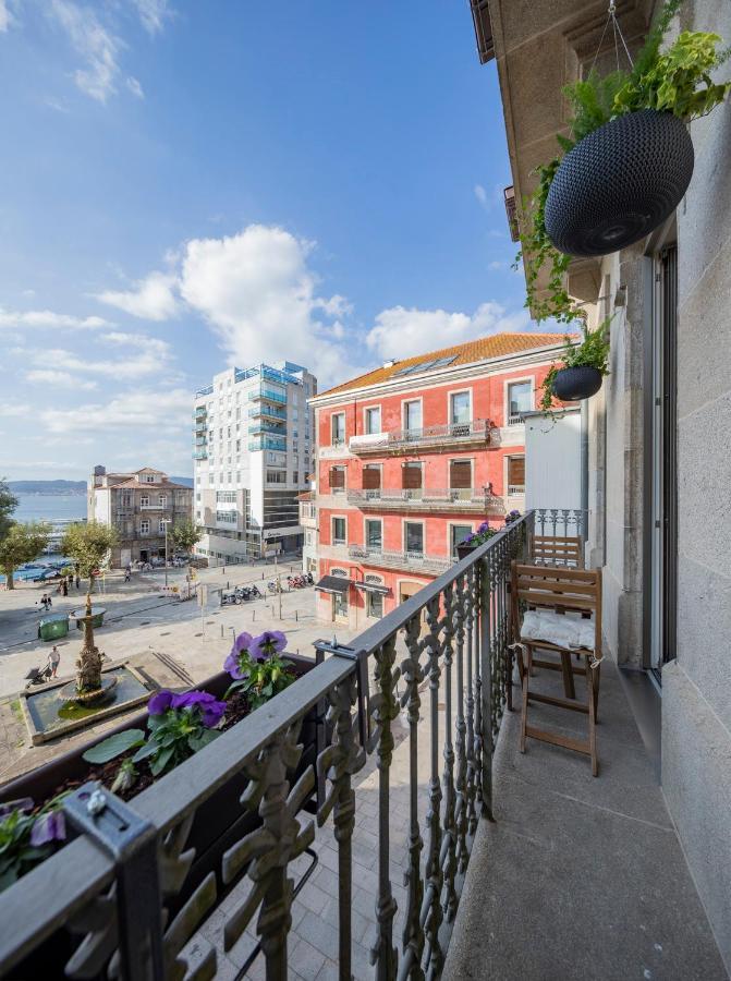 Refugio De Paz Y Encanto En El Corazon De Vigo Con Vistas Al Mar Kültér fotó