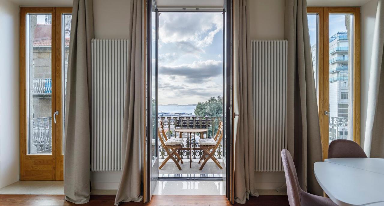 Refugio De Paz Y Encanto En El Corazon De Vigo Con Vistas Al Mar Kültér fotó