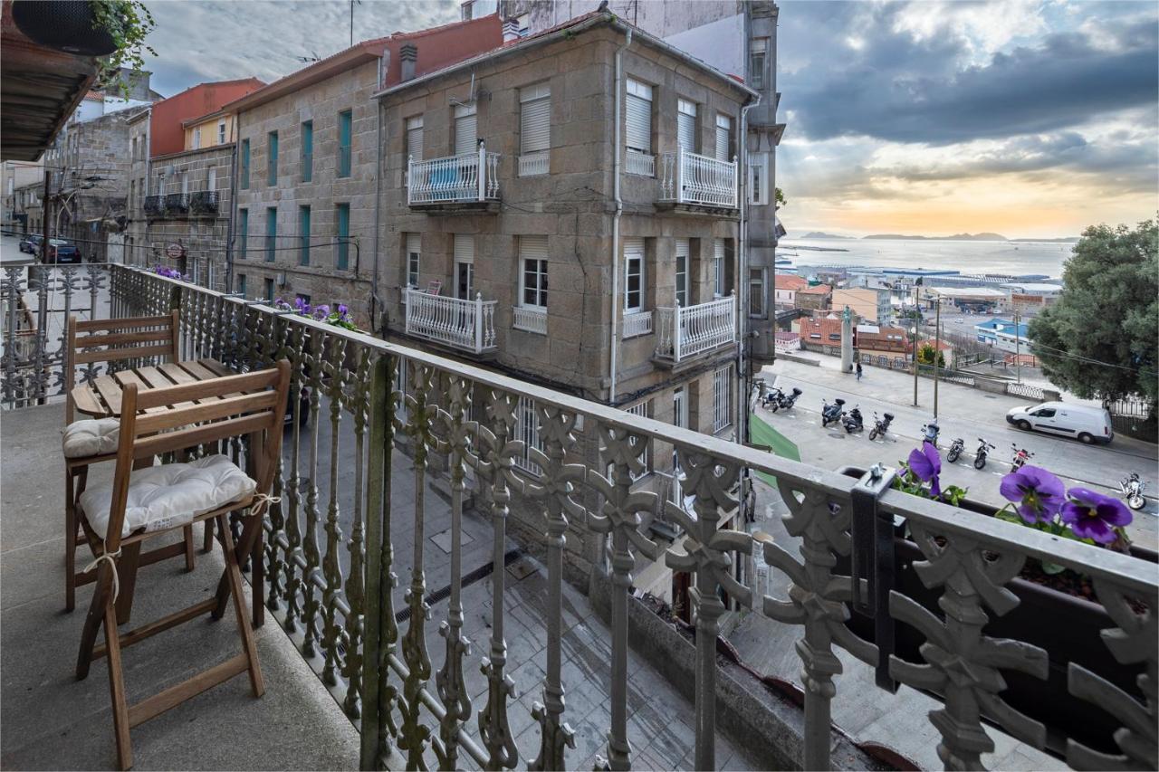Refugio De Paz Y Encanto En El Corazon De Vigo Con Vistas Al Mar Kültér fotó